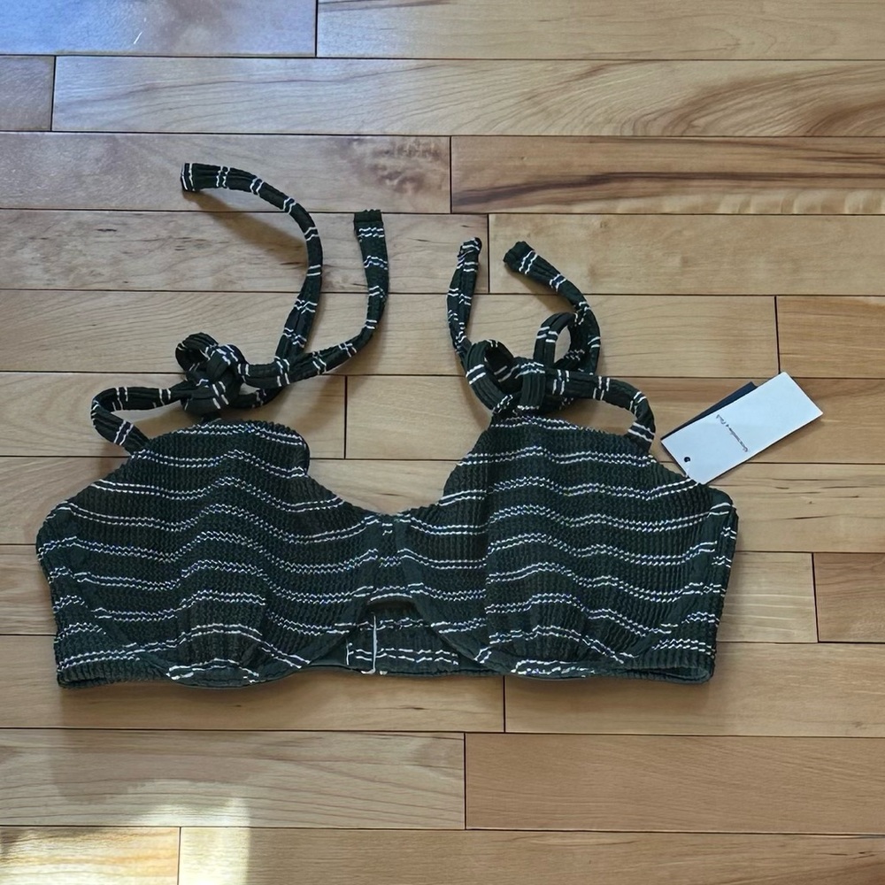 Abercrombie & Fitch Dark Green bikini top